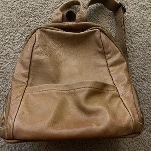 Lucky brand leather back pack